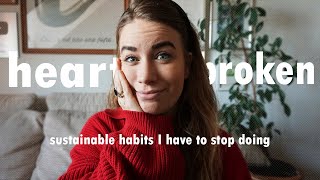 dealing with grief 101 // sustainable habits I am taking a break from