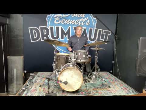Russ McKinnon's (Barry Manilow, Tower of Power) PDP Concept Maple Classic Bop 3-piece Set - Satin Walnut with Wood Hoops image 25