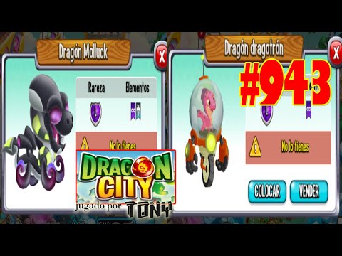 Dragon City "Capítulo 943 - El Dragón Molluck y  Dragón Dragotrón" por Tony