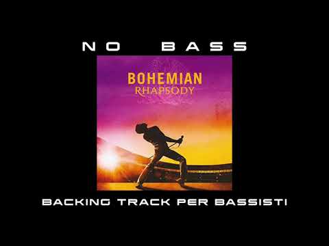 Bohemian Rhapsody NO BASS Queen backing track per bassisti Suona tu il Basso (Bassless)