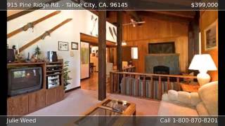 preview picture of video '915 Pine Ridge Rd. TAHOE CITY CA 96145'