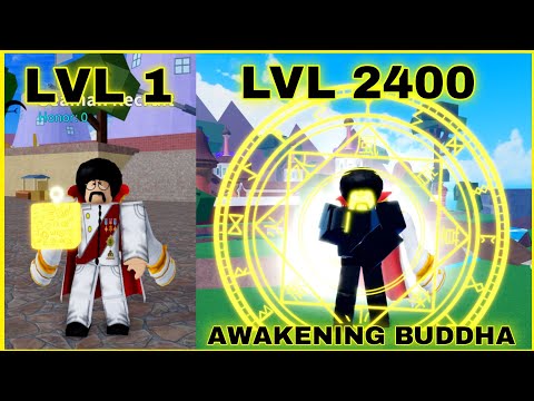 I UNLOCKED AWAKENED BUDDHA! *Showcase* Roblox Blox Fruits 