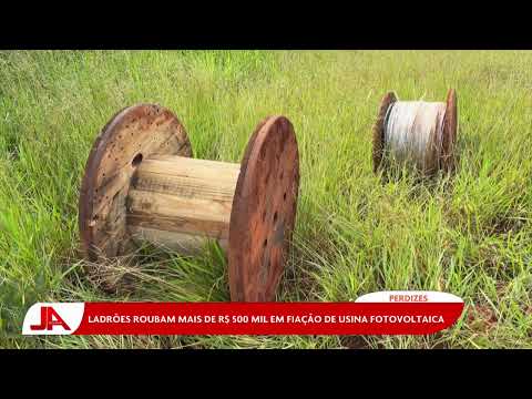 Perdizes: Ladrões roubam mais de R$500 mil em fiação de usina fotovoltaica