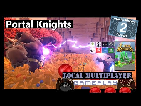 Portal Knights Co Op 2 Player Couch Local Multiplayer - Gameplay