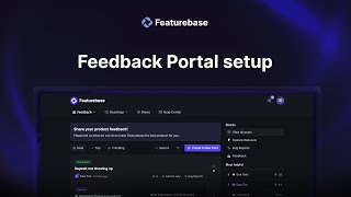 Featurebase | Feedback Portal setup