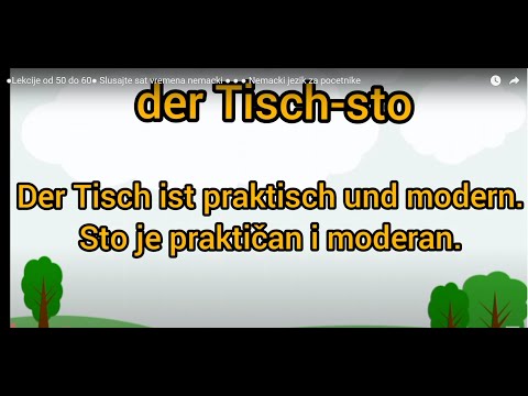 ●Lekcije od 50 do 60● Slusajte sat vremena nemacki ● ● ● Nemacki jezik za pocetnike