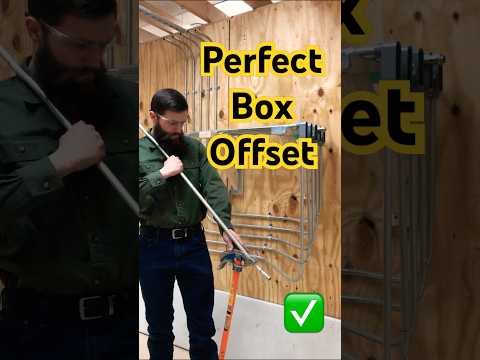 Perfect EMT Box Offset Bend