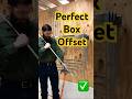 Perfect EMT Box Offset Bend