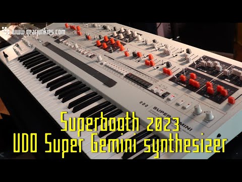 Superbooth 2023  - UDO Super Gemini synthesizer