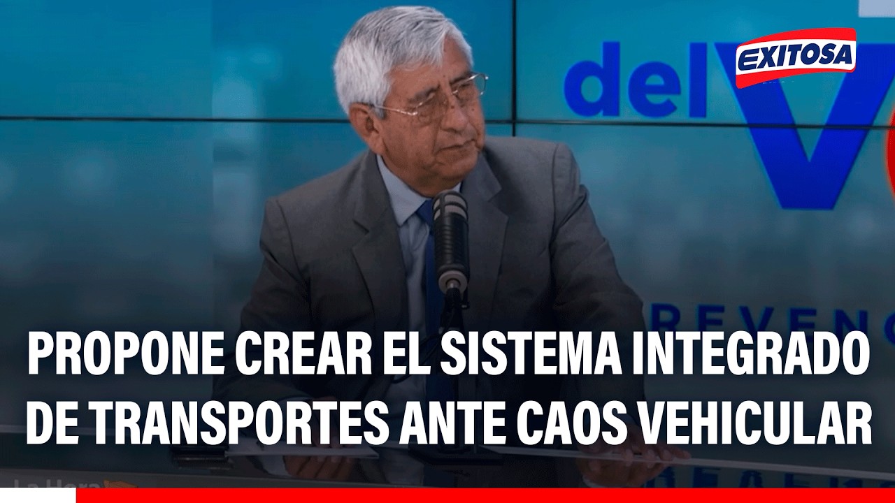 🔴🔵 Propone crear el Sistema Integrado de Transportes ante caos vehicular en Lima