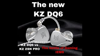 Video thumbnail for KZ DQ6 quick review unboxing l KZ DQ6 vs KZ ZSN PRO X the battle of iems for music and gaming by Nico Ruazol
