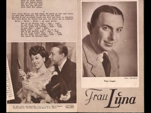 Paul Lincke operette Frau Luna "Das Macht Die Berliner Luft" (Lizzi Waldmüller sings in film)