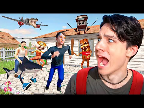 СКУЛБОЙ ПРОТИВ ИТАЛЬЯНСКИХ БРЕЙНРОТОВ!😱 БЕЗУМНЫЙ СЕРИАЛ ПРО SCHOOLBOY RUNAWAY!