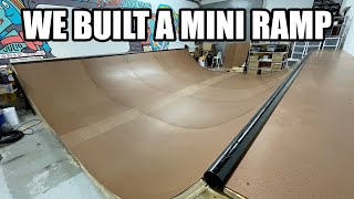 We Built a Mini Ramp // DIY Skate Park