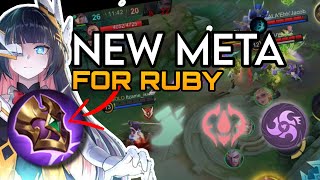 NEW META ITEM FOR RUBY! | RUBY BEST BUILD SET UP | RUBY GAMEPLAY 2025 | RUBY ikanji | MLBB