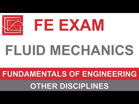 What's on the FE? Fluid Mechanics
