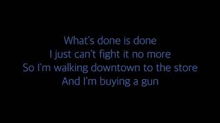 What&#39;s Done Is Done - Jack White (lyrics)