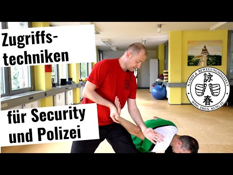 Festnahmetechniken für Polizei und Security
