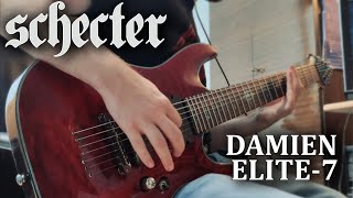 Video thumbnail for First 7 String Guitar | Schecter Damien Elite-7 | Review & Test by Gedo