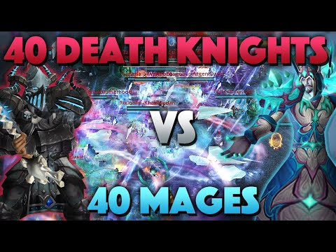 40 Death Knights VS 40 Mages
