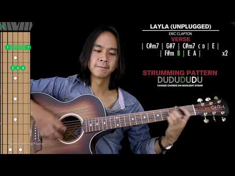 Layla Unplugged Guitar Cover Acoustic Eric Clapton 🎸 |Tabs + Chords|