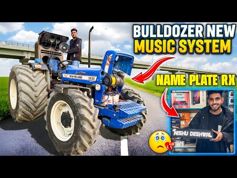 🤯Finally installed a new subwoofer 🔊 800 rms on the bulldozed || Nishu Deshwal 🥺