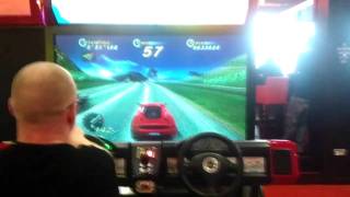 Namco Pacman Arcade tour (Metro Centre, Gateshead) and completing Outrun 2 sp (nearly) at the arcade