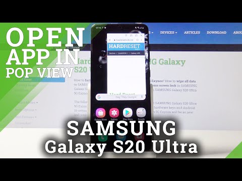 How to Use Apps in Pop Up View in SAMSUNG Galaxy S20 Ultra – Activate Windowed Mode