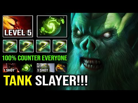 TANK SLAYER!!! Double Reaper 1 Shot Everyone Necrophos 100% Counter Mid Dota 2