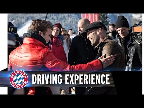 Mario Götze trifft Jason Statham bei der Audi Driving Experience