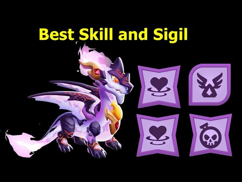 Best sigil Ancient Ikez Dragon-Dragon mania Legends | Level 6 skill and best Best Sigil | DML