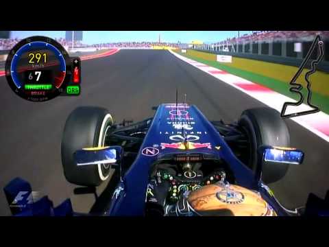 F1 US GP 2012, Sebastian Vettel pole lap