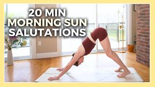 20 min Morning Summer Solstice Yoga - SUN SALUTATIONS