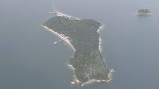「ごみを燃やしていたところ森林に燃え広がった」と通報　沖合の三河大島で森林火災　１人けが　愛知・蒲郡市