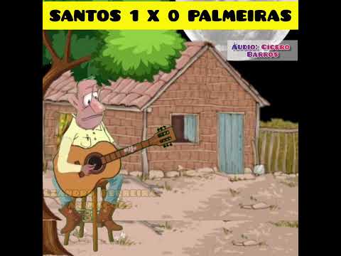 SANTOS VENCE O PALMEIRAS #humor #memes