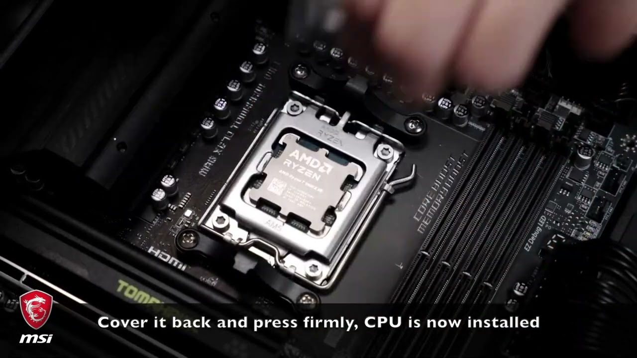 MSI® HOW-TO Install AM5 and Intel CPU