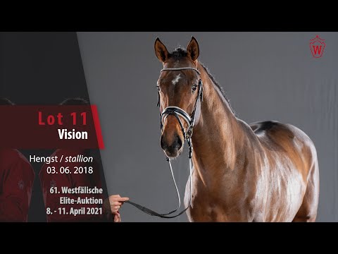 61. Westfälische Elite-Auktion Lot 11 Vision Hengst v. Veneziano - Dimaggio