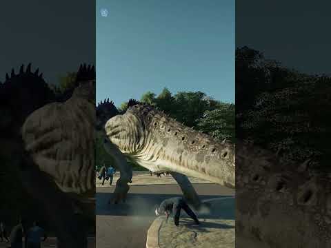 It's hard to escape from Tarbosaurus  🦖 Jurassic World Evolution 2