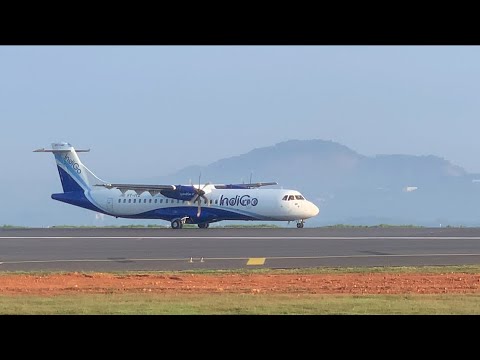 Indigo ATR-72-600 takeoff from CCJ to MAA.