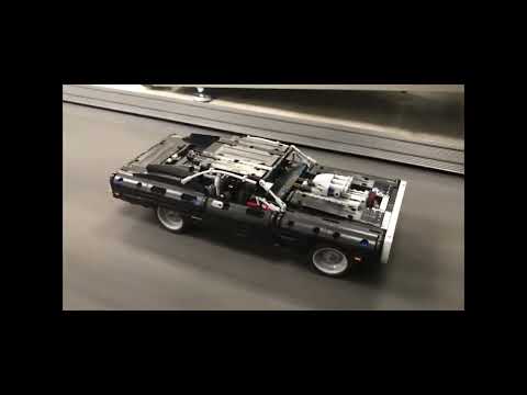 Lego Doms Dodge Charger Treadmill Speed Test