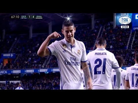 James Rodriguez vs Deportivo La Coruña HD 720p (26/04/2017) by V10 Comps