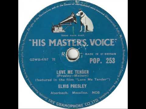 UK New Entry 1956 (181) Elvis Presley - Love Me Tender