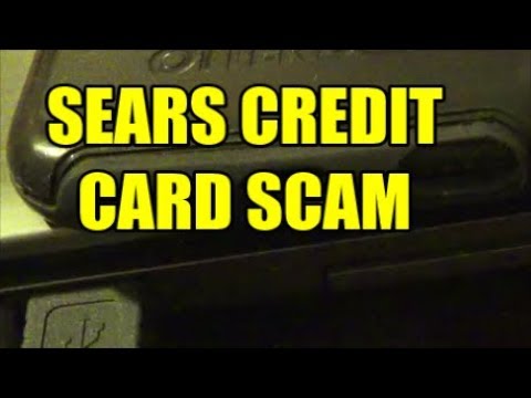 Sears Credit Card Scam
