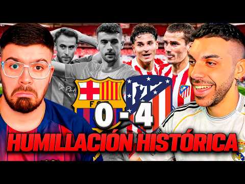 BARCELONA HUMILLADO EN COPA DEL REY. 4-0. ¿HABRÁ REMONTADA? DEBATE CON @DjMaRiiO MADRIDISTA FELIZ.