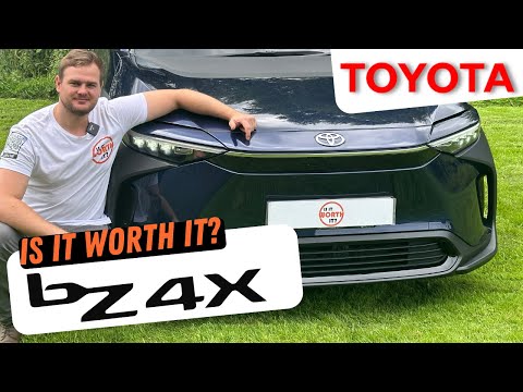 IS THE 2023 TOYOTA BZ4X WORTH IT? TOYOTA'S FIRST ELECTRIC SUV HAS A SILLY NAME BUT MEANS WELL #bz4x
