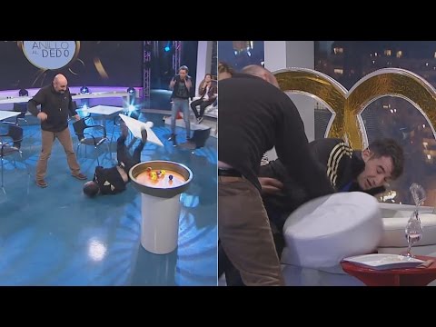 After a masterful fall came the punches and, as a bonus, a blooper