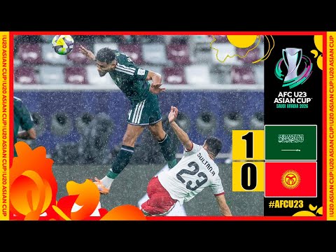 Saudi Arabia U23 vs Kyrgyzstan U23 1-0 Highlights | U23 AFC Asian Cup 2026 | kyrgyzstan saudi arabia