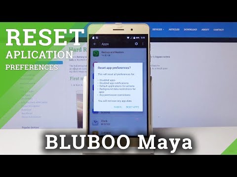How to Restore Default Apps in BLUBOO Maya - Reset App Preferences