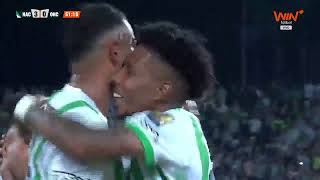 ¡ZAPATAZO TREMENDO DE EDWIN CARDONA PARA PONER EL 3-0 A FAVOR DE NACIONAL! #LALIGAxWIN! 🟢⚽