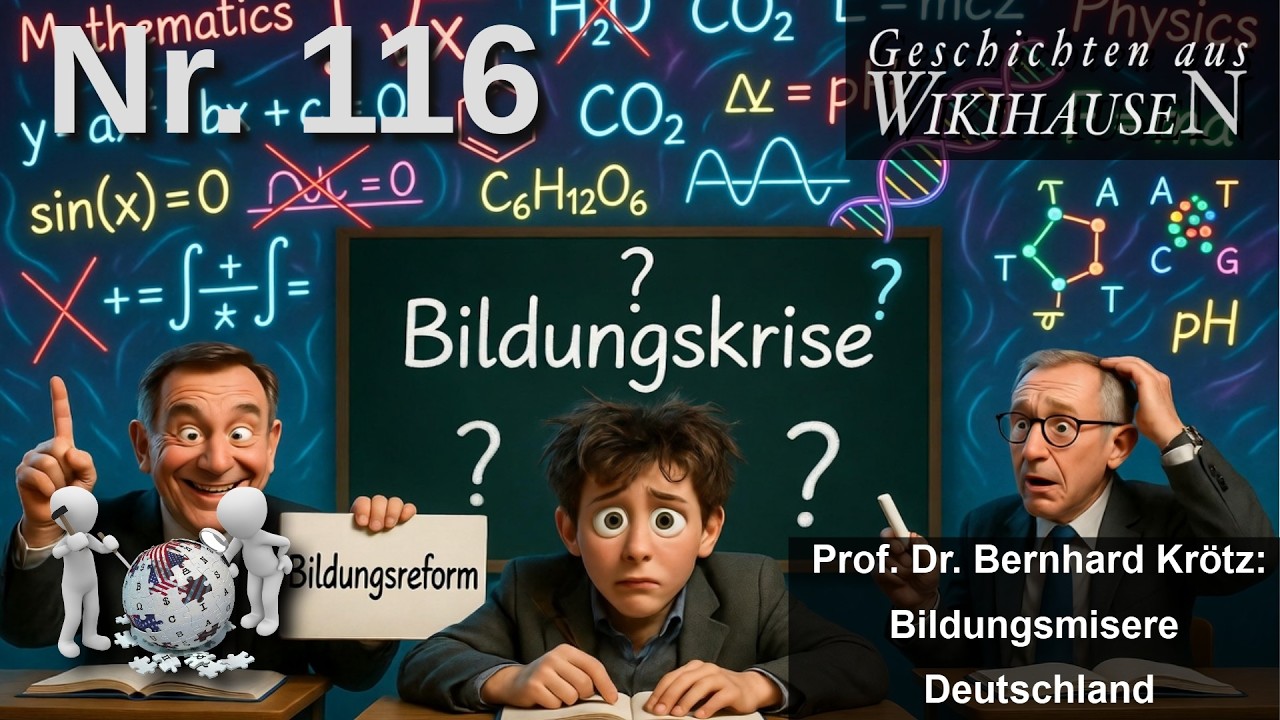 Prof. Dr. Bernhard Krötz: Bildungsmisere Deutschland | #116 Wikihausen
